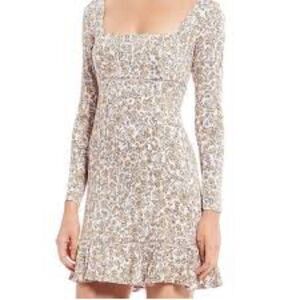 Free People Ivory Combo Boheme Dress Size 8